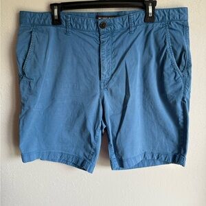 Men’s 36” Blue Michael Kors Flat Front Casual Preppy Shorts